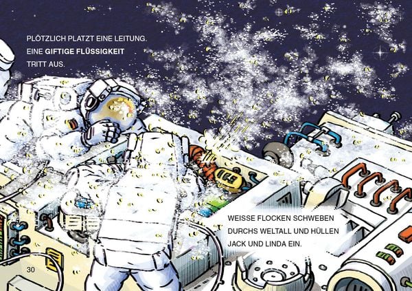 Produktbild: Lesel&ouml;wen 1. Klasse - Alarm auf der Weltraumstation