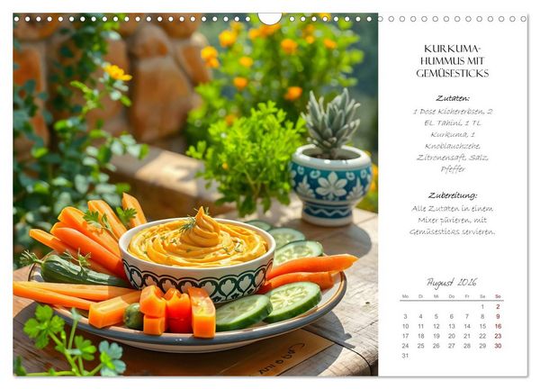 Produktbild: Superfood Power - Gesunde und leckere Superfood-Snacks (Wandkalender 2026 DIN A3 quer), CALVENDO Monatskalender