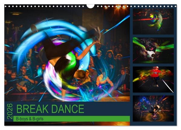 Produktbild: Break Dance B-boys & B-girls (Wandkalender 2026 DIN A3 quer), CALVENDO Monatskalender