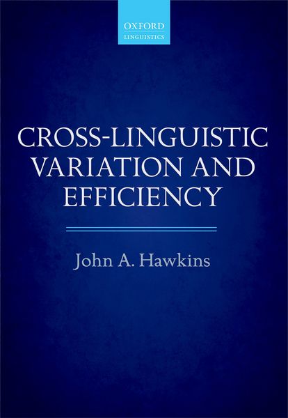 Produktbild: Cross-Linguistic Variation and Efficiency