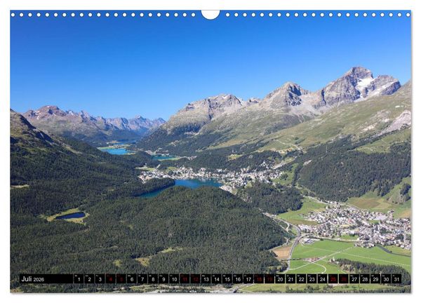 Produktbild: Piz Bernina - H&ouml;hepunkte aus dem Oberengadin (Wandkalender 2026 DIN A3 quer), CALVENDO Monatskalender