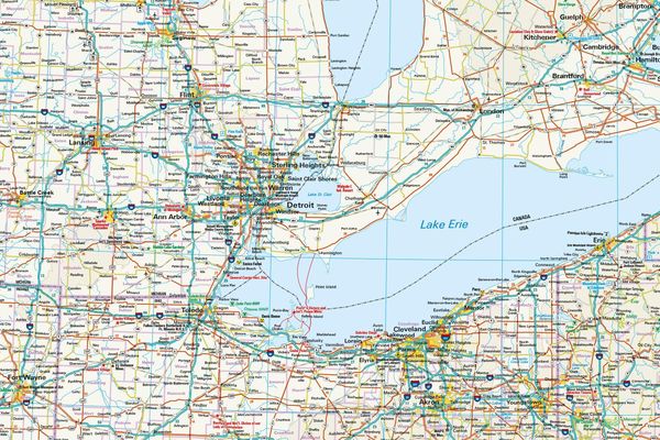 Produktbild: Reise Know-How Landkarte USA, Nordost / USA, Northeast (1:1.250.000) : Maine, Maryland, New York, Ohio, West Virginia, ...