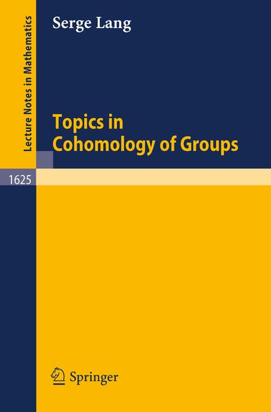 Produktbild: Topics in Cohomology of Groups