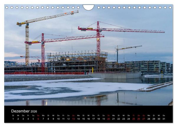 Produktbild: Baustellen (Wandkalender 2026 DIN A4 quer), CALVENDO Monatskalender