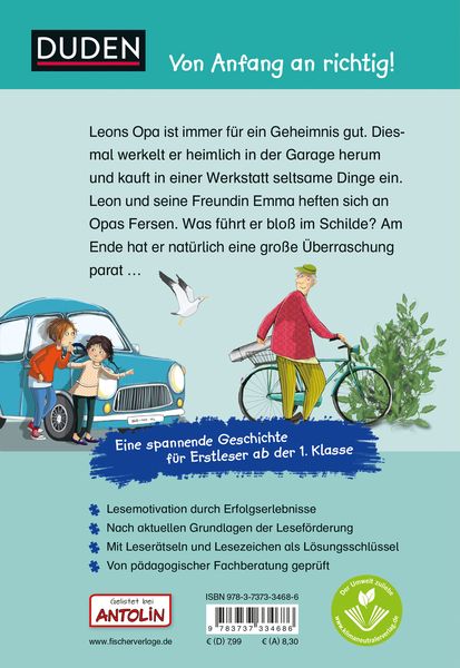 Produktbild: Duden Leseprofi &ndash; Das Geheimnis im Schuppen, 1. Klasse