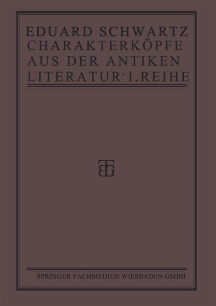 Produktbild: Charakterk&ouml;pfe aus der Antiken Literatur