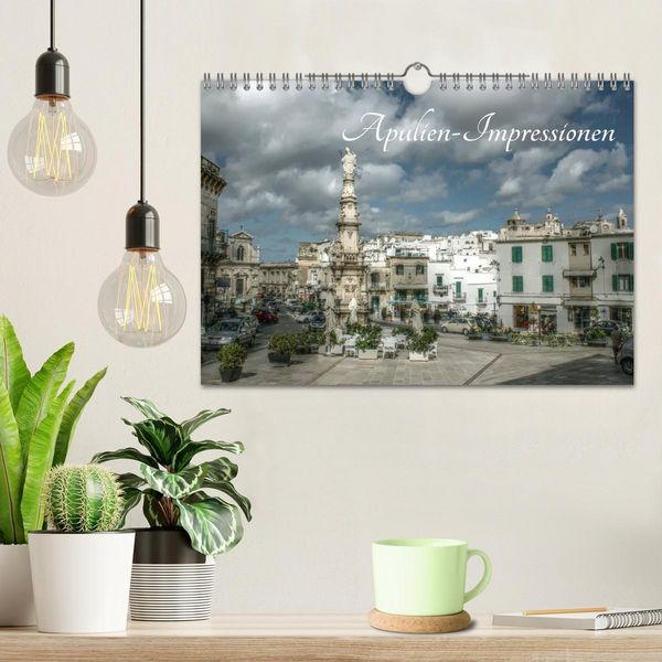 Produktbild: Apulien &ndash; Impressionen (Wandkalender 2026 DIN A4 quer), CALVENDO Monatskalender