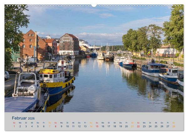 Produktbild: Charmante Baltische St&auml;dte entlang der Ostsee (Wandkalender 2026 DIN A2 quer), CALVENDO Monatskalender
