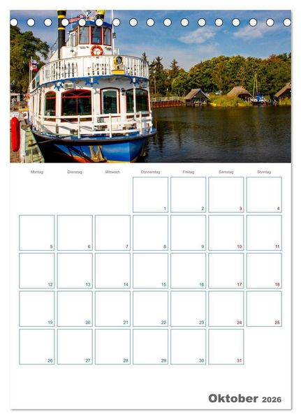 Produktbild: Ostseebad Prerow - Dar&szlig;er Momente - Terminplaner (Tischkalender 2026 DIN A5 hoch), CALVENDO Monatskalender
