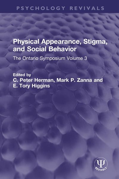 Produktbild: Physical Appearance, Stigma, and Social Behavior