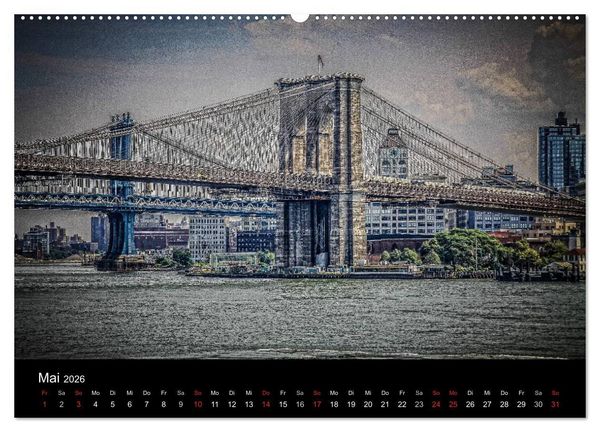 Produktbild: New York feeling (Wandkalender 2026 DIN A2 quer), CALVENDO Monatskalender