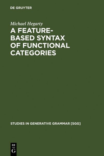 Produktbild: A Feature-Based Syntax of Functional Categories