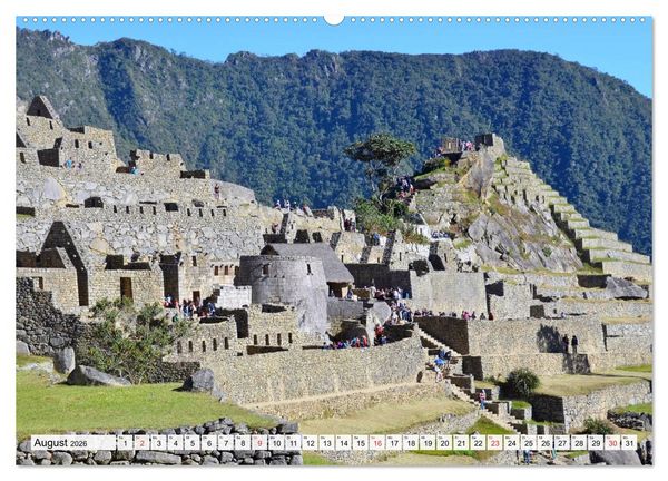Produktbild: Inkabauten in PERU, Bauwerke eines gro&szlig;en Reiches (Wandkalender 2026 DIN A2 quer), CALVENDO Monatskalender