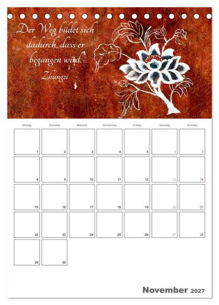 Produktbild: Harmonie und Freude Buddhistische Weisheiten 2027 (Tischkalender 2027 DIN A5 hoch), CALVENDO Monatskalender
