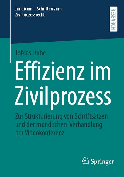 Produktbild: Effizienz im Zivilprozess