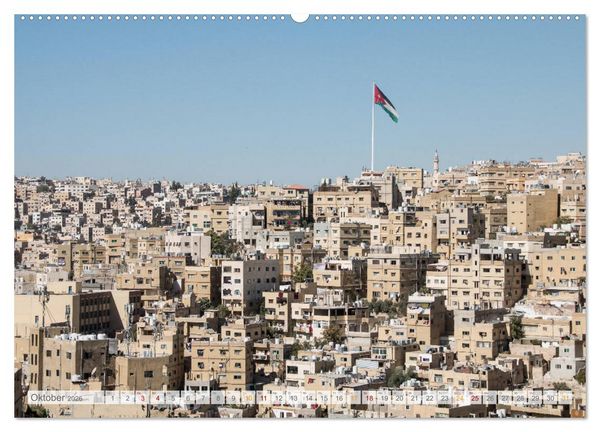 Produktbild: Jordanien - Wadis - W&uuml;ste - Weltwunder (hochwertiger Premium Wandkalender 2026 DIN A2 quer), Kunstdruck in Hochglanz