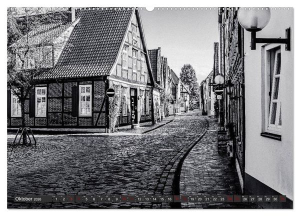 Produktbild: Ein Blick auf Nienburg an der Weser (hochwertiger Premium Wandkalender 2026 DIN A2 quer), Kunstdruck in Hochglanz