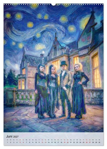 Produktbild: Echos der Nacht (hochwertiger Premium Wandkalender 2027 DIN A2 hoch), Kunstdruck in Hochglanz