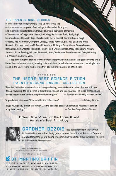 Produktbild: The Year's Best Science Fiction