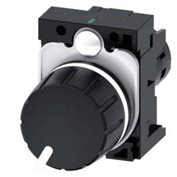 Produktbild: Siemens 3SU12002PR101AA0 3SU1200-2PR10-1AA0 Dreh-Potentiometer 4.7kΩ 1St.
