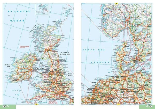 Produktbild: Falk Stra&szlig;enatlas 2026/2027 Deutschland, Schweiz, &Ouml;sterreich 1:300.000