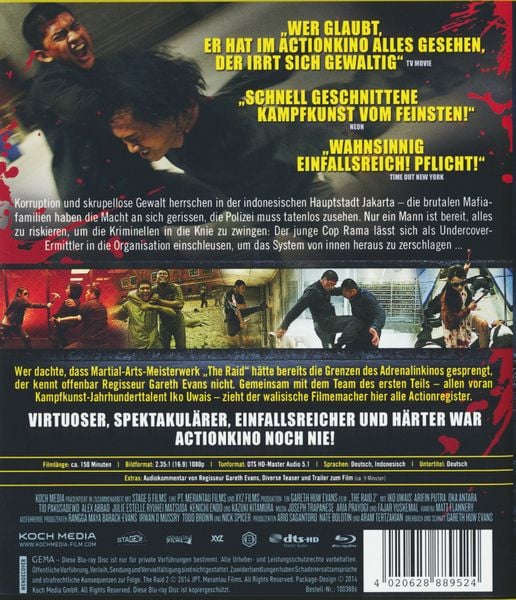 Produktbild: The Raid 2 - Ungeschnittene Fassung