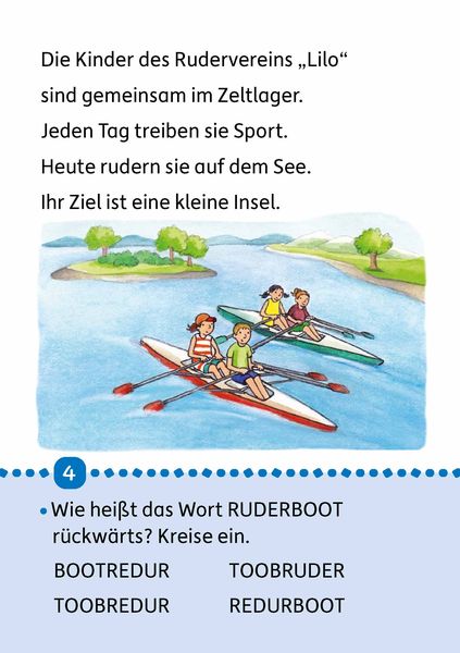 Produktbild: Lesen lernen 1. Klasse f&uuml;r Jungen und M&auml;dchen - Sportlich, sportlich!