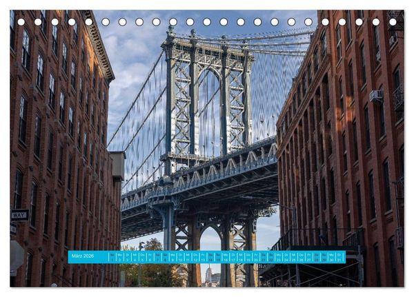 Produktbild: Sechs Tage New York (Tischkalender 2026 DIN A5 quer), CALVENDO Monatskalender