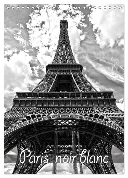 Produktbild: Paris noir blanc (Calendrier mural 2026 DIN A4 horizontal), CALVENDO calendrier mensuel