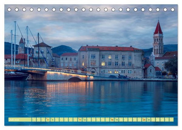 Produktbild: Trogir - Wundervolles historisches Juwel an der Adria (Tischkalender 2026 DIN A5 quer), CALVENDO Monatskalender