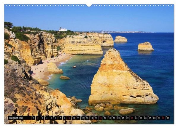 Produktbild: Algarve (Wandkalender 2026 DIN A2 quer), CALVENDO Monatskalender