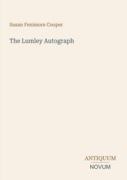 Produktbild: The Lumley Autograph