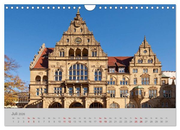 Produktbild: Bielefeld Am Rand des Teutoburger Waldes (Wandkalender 2026 DIN A4 quer), CALVENDO Monatskalender