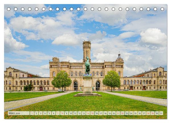 Produktbild: Hannover Stadtansichten (Tischkalender 2026 DIN A5 quer), CALVENDO Monatskalender