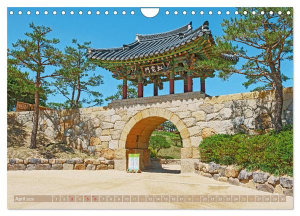 Produktbild: S&uuml;dkorea: Zwischen gelbem und japanischem Meer (Wandkalender 2026 DIN A4 quer), CALVENDO Monatskalender