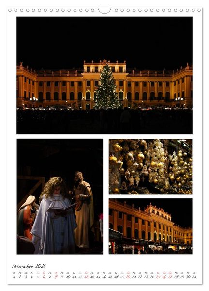 Produktbild: Schloss Sch&ouml;nbrunn im Wandel der Jahreszeiten (Wandkalender 2026 DIN A3 hoch), CALVENDO Monatskalender
