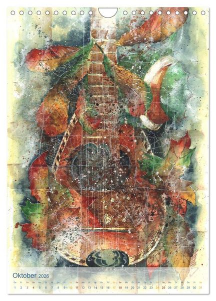 Produktbild: MUSIK Impressionen (Wandkalender 2026 DIN A4 hoch), CALVENDO Monatskalender