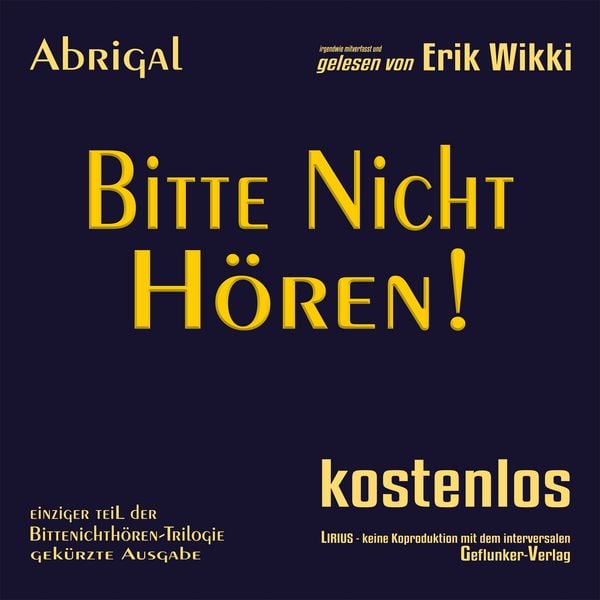 Produktbild: Bitte Nicht H&ouml;ren!