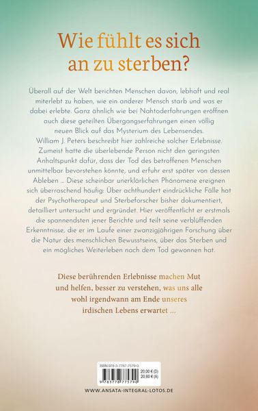 Produktbild: An der Schwelle zur Unendlichkeit