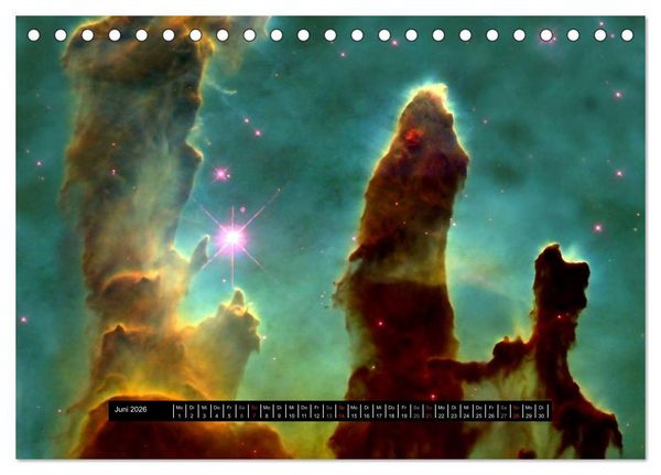 Produktbild: Planetarischer Nebel (Tischkalender 2026 DIN A5 quer), CALVENDO Monatskalender