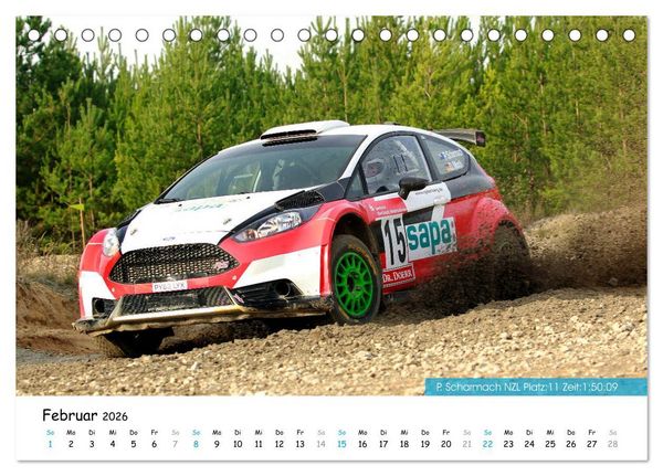 Produktbild: Lausitz-Rallye Kalender (Tischkalender 2026 DIN A5 quer), CALVENDO Monatskalender