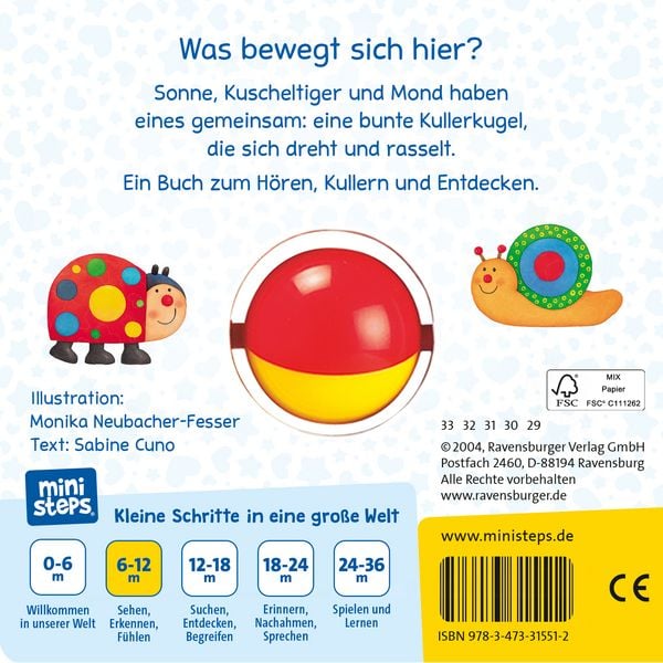 Produktbild: ministeps: Mein erstes Kullerbuch