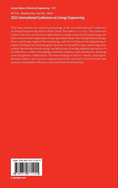 Produktbild: 2023 International Conference on Energy Engineering