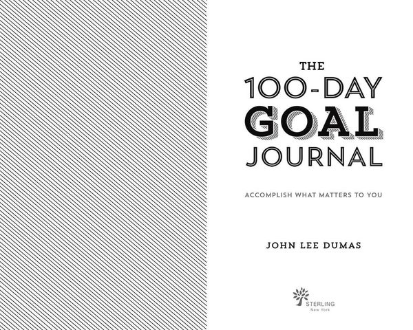 Produktbild: The 100-Day Goal Journal