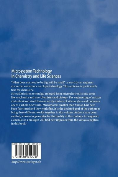 Produktbild: Microsystem Technology in Chemistry and Life Sciences