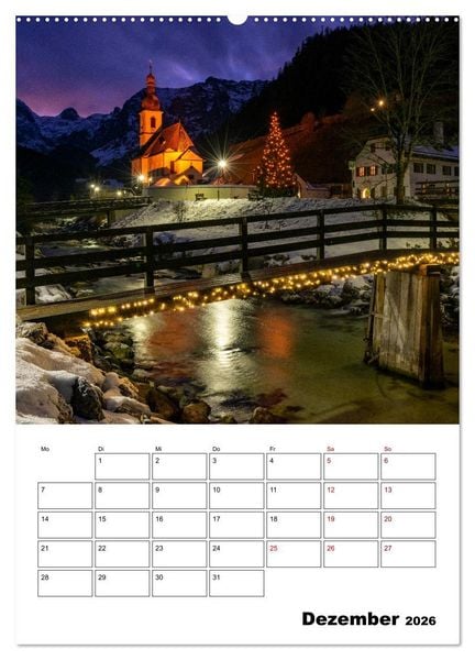 Produktbild: Mein Berchtesgadener Land (Wandkalender 2026 DIN A2 hoch), CALVENDO Monatskalender
