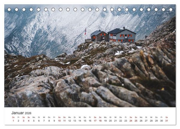 Produktbild: Schweiz - Faszination Natur (Tischkalender 2026 DIN A5 quer), CALVENDO Monatskalender