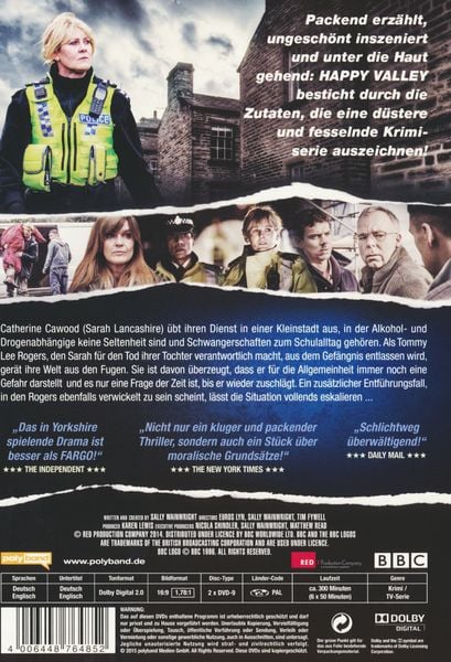 Produktbild: Happy Valley - In einer kleinen Stadt - Staffel 1 [2 DVDs]