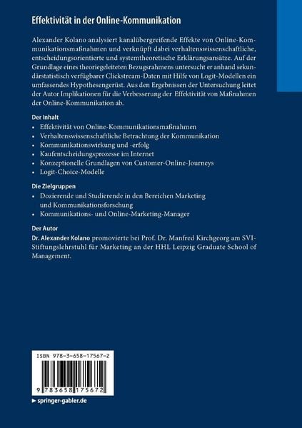 Produktbild: Effektivit&auml;t in der Online-Kommunikation