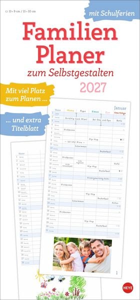 Produktbild: Familienplaner zum Selbstgestalten 2027